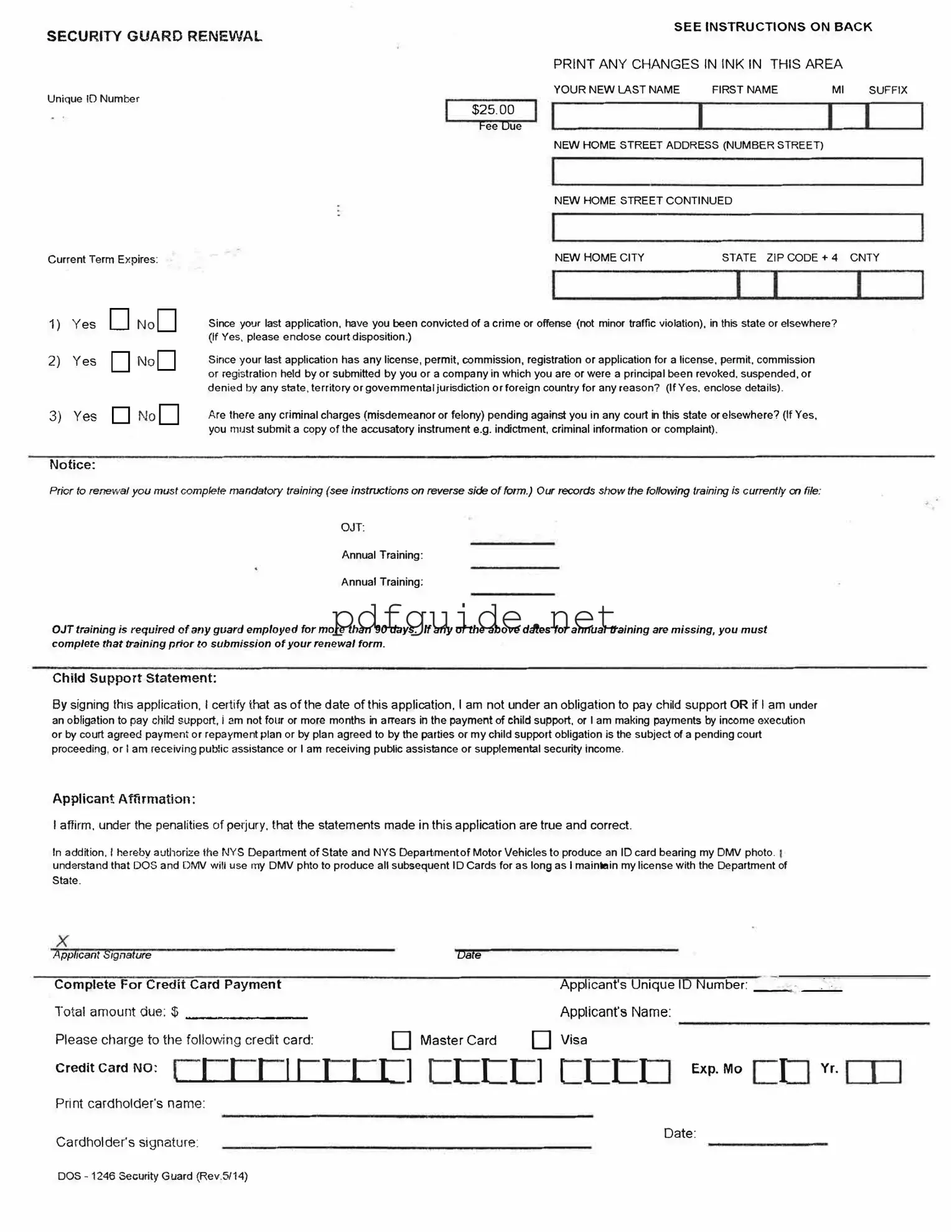 Fill Out a Valid Dos 1246 Form