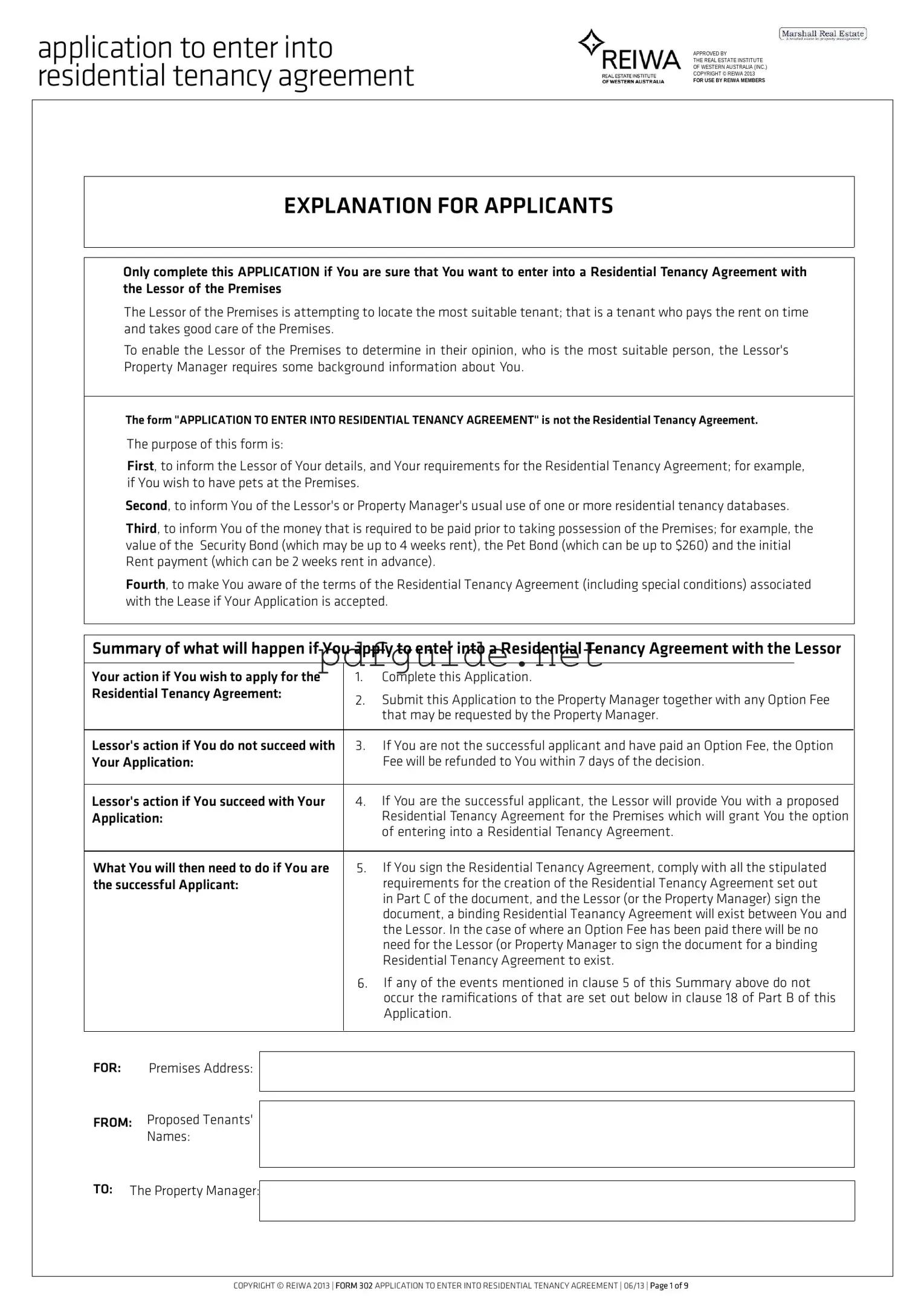 Fill Out a Valid Reiwa Tenancy Application Form