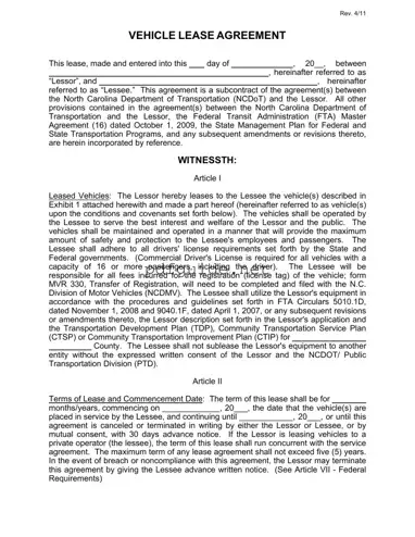 Fill Out a Valid Commercial Vehicle Lease Agreement Form