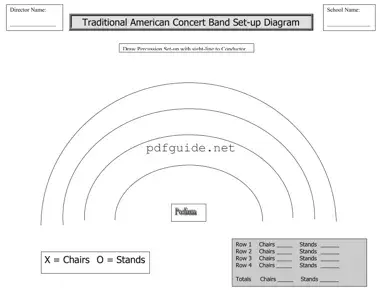 Fill Out a Valid Band Seating Chart Form