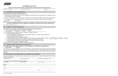 Fill Out a Valid Dmv Reg 256 Form