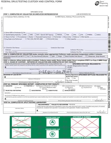 Fill Out a Valid Drug Screen Form