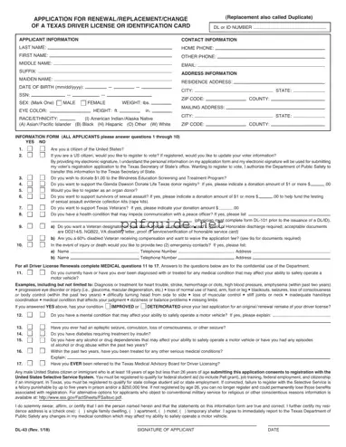 Fill Out a Valid DL-43 Form