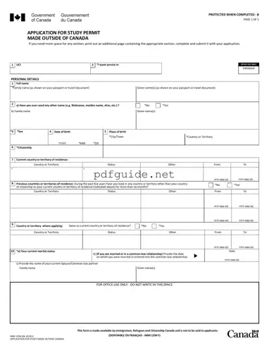 Fill Out a Valid Imm 1294 Form