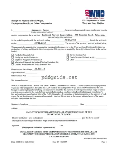 Fill Out a Valid Wh 58 Form